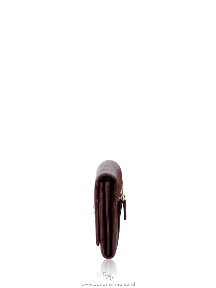 MULBERRY Alexa Leather Continental Wallet Oxblood