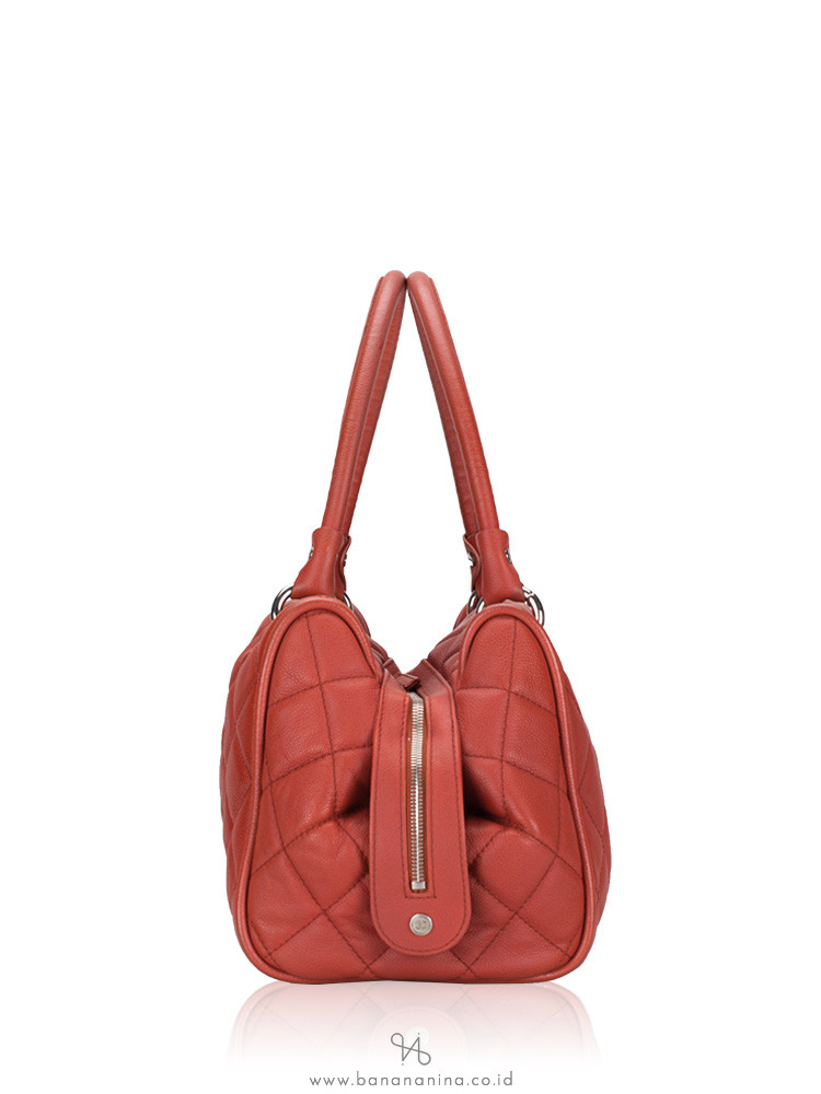 CHANEL Caviar Timeless CC Satchel Rouge