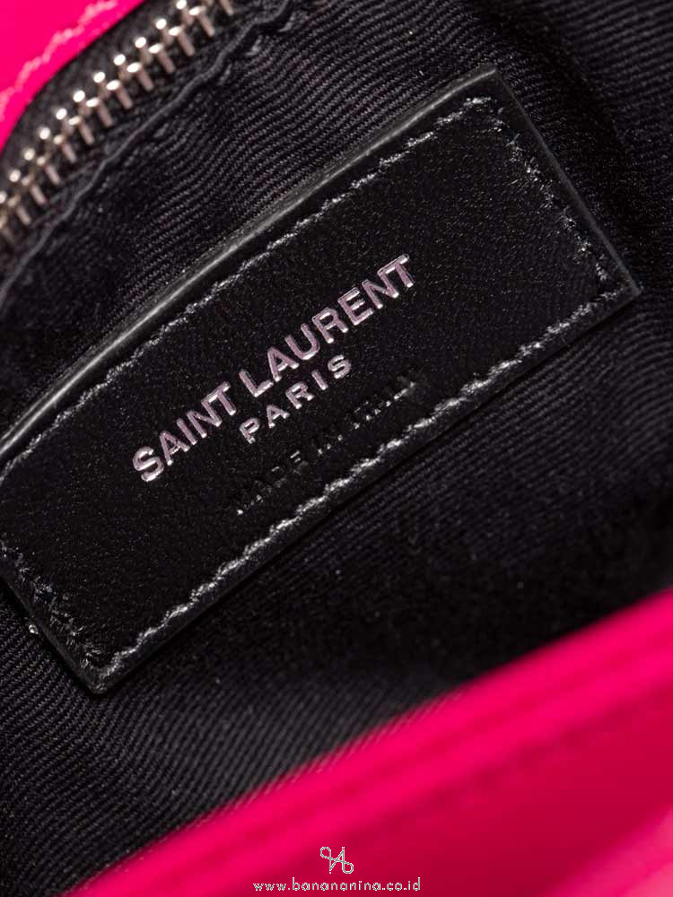 YSL Matelasse Y Loulou Toy Crossbody Fuschia