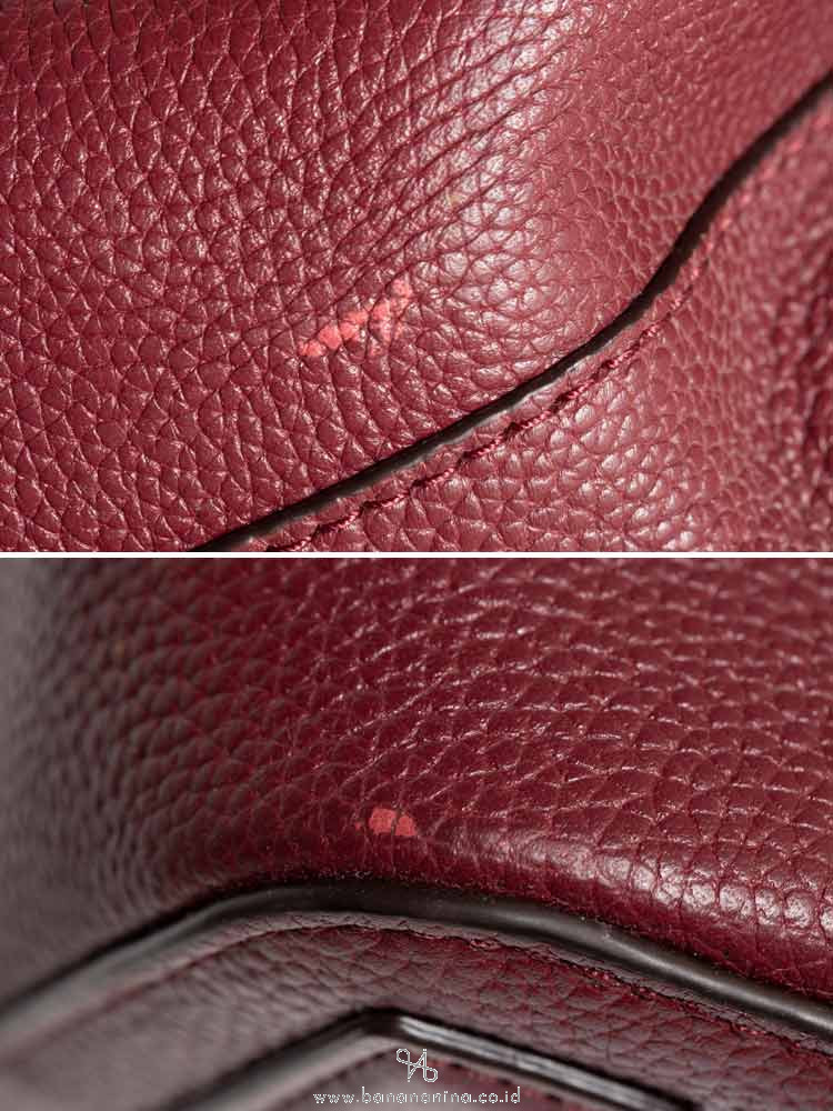MICHAEL KORS Meredith Leather Medium Bonded Tote Oxblood
