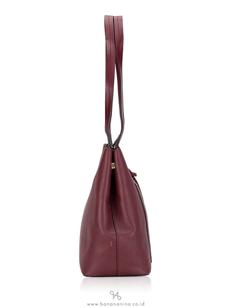 MICHAEL KORS Meredith Leather Medium Bonded Tote Oxblood