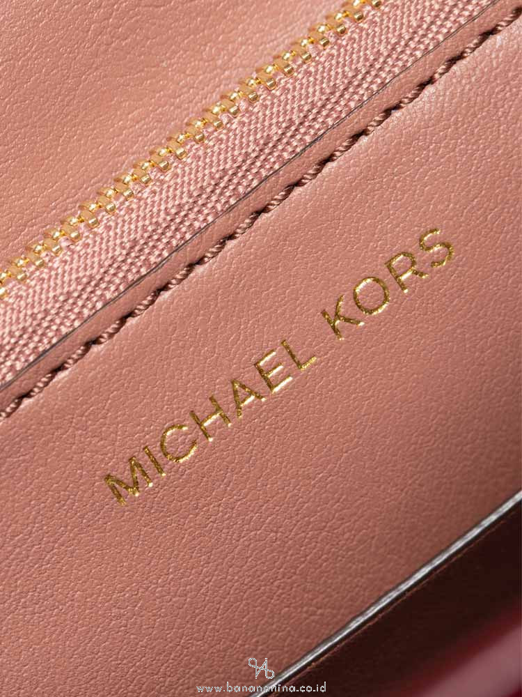 MICHAEL KORS Meredith Leather Medium Bonded Tote Oxblood
