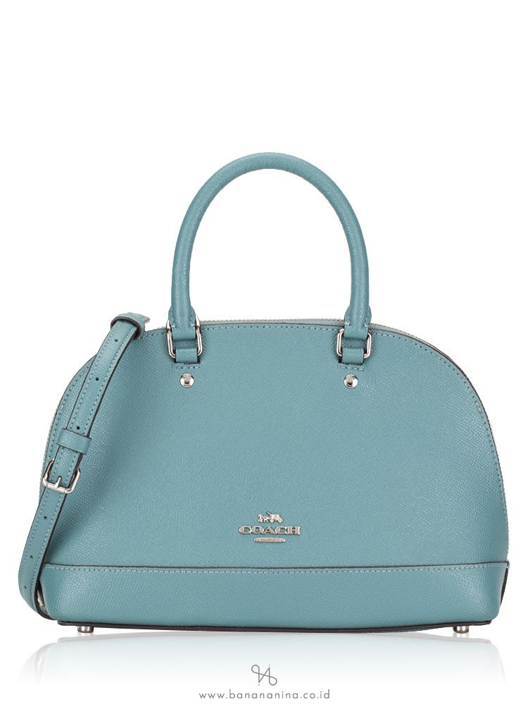 COACH 27591 Crossgrain Mini Sierra Satchel Aquamarine