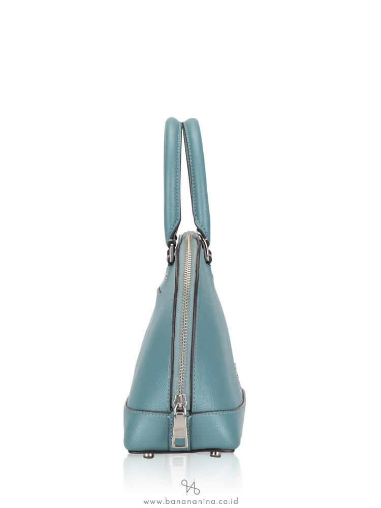 COACH 27591 Crossgrain Mini Sierra Satchel Aquamarine