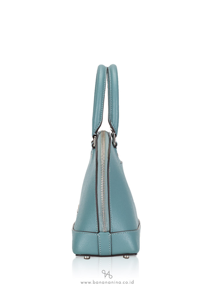 COACH 27591 Crossgrain Mini Sierra Satchel Aquamarine