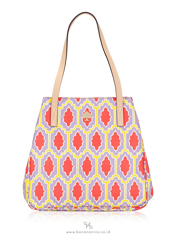 KATE SPADE Cabana Tile Sydney Light Crocus Maraschino