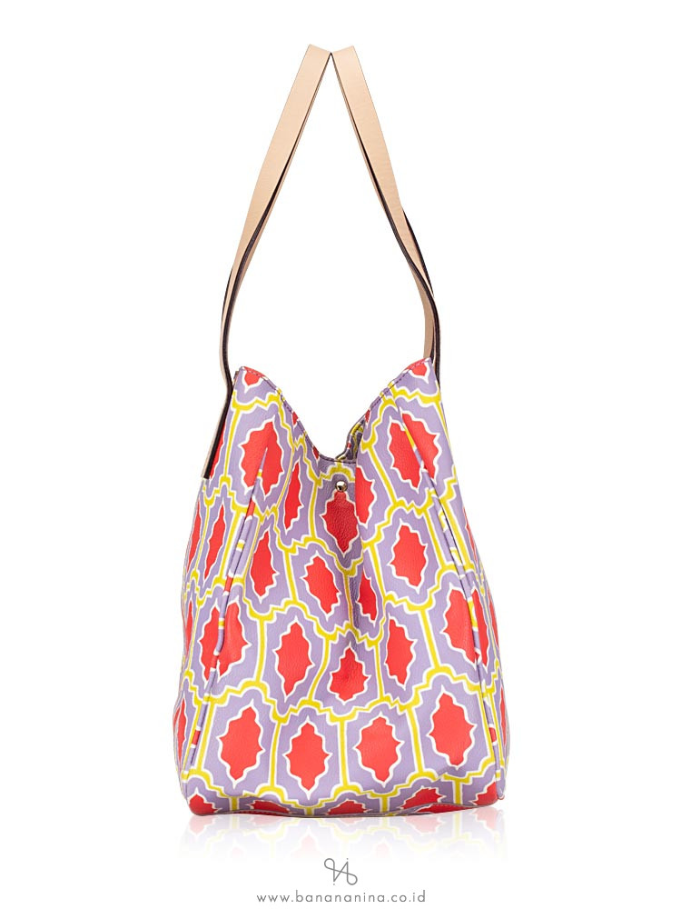 KATE SPADE Cabana Tile Sydney Light Crocus Maraschino