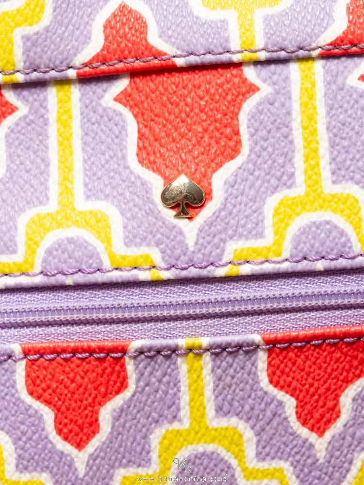 KATE SPADE Cabana Tile Sydney Light Crocus Maraschino