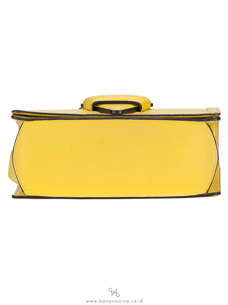 LOEWE Barcelona Small Shoulder Bag Yellow