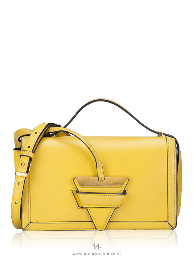LOEWE Barcelona Small Shoulder Bag Yellow