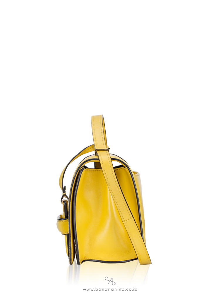 LOEWE Barcelona Small Shoulder Bag Yellow