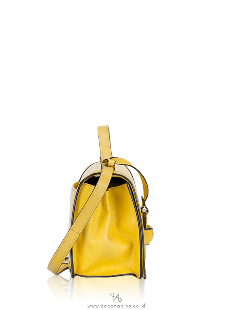 LOEWE Barcelona Small Shoulder Bag Yellow