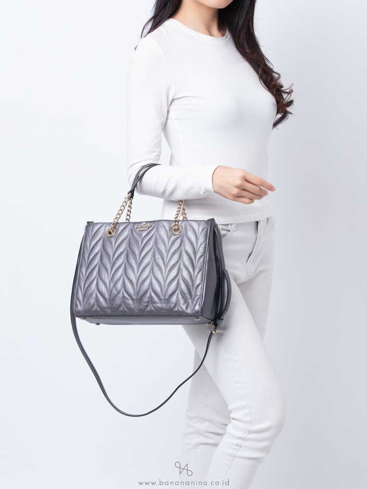 KATE SPADE Briar Lane Quilted Meena Gunmetal