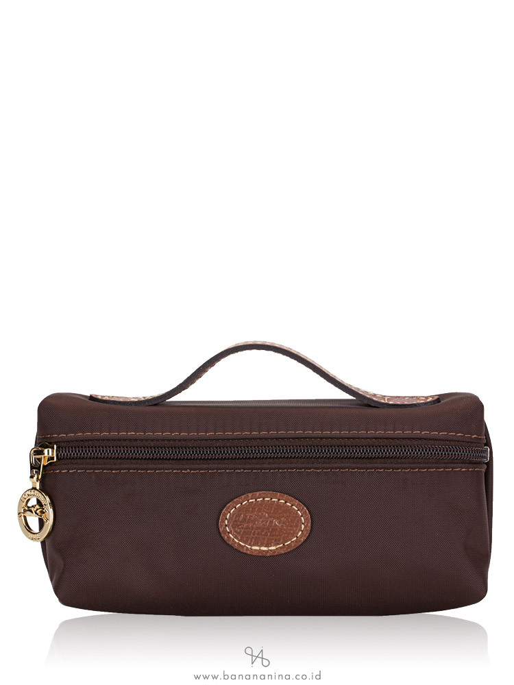 LONGCHAMP Le Pliage Pouch Chocolate