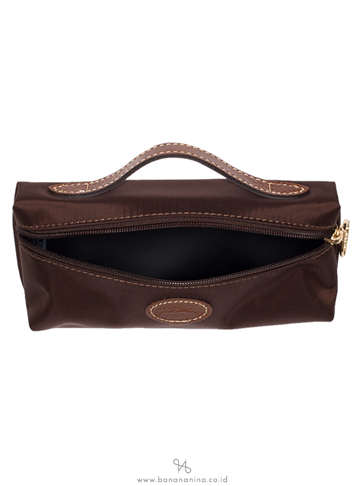 LONGCHAMP Le Pliage Pouch Chocolate