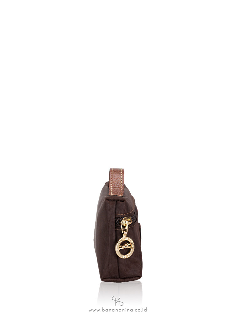 LONGCHAMP Le Pliage Pouch Chocolate