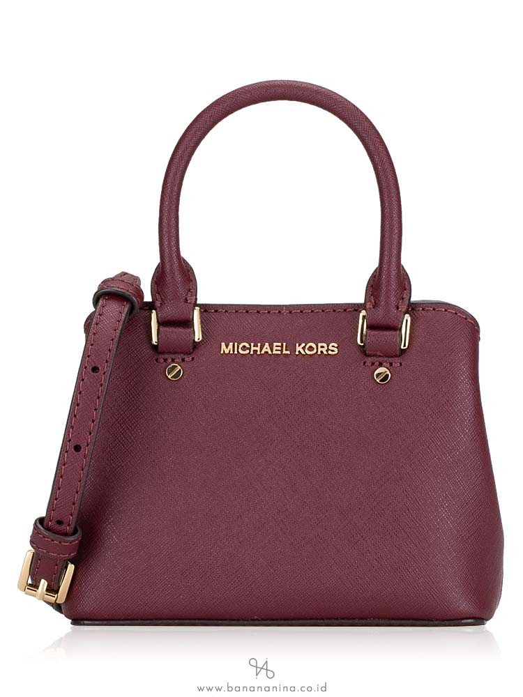 MICHAEL KORS GIftables Savannah Mini Crossbody Merlot