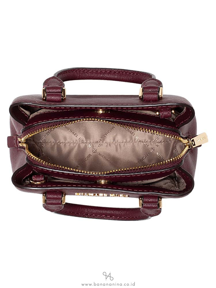 MICHAEL KORS GIftables Savannah Mini Crossbody Merlot