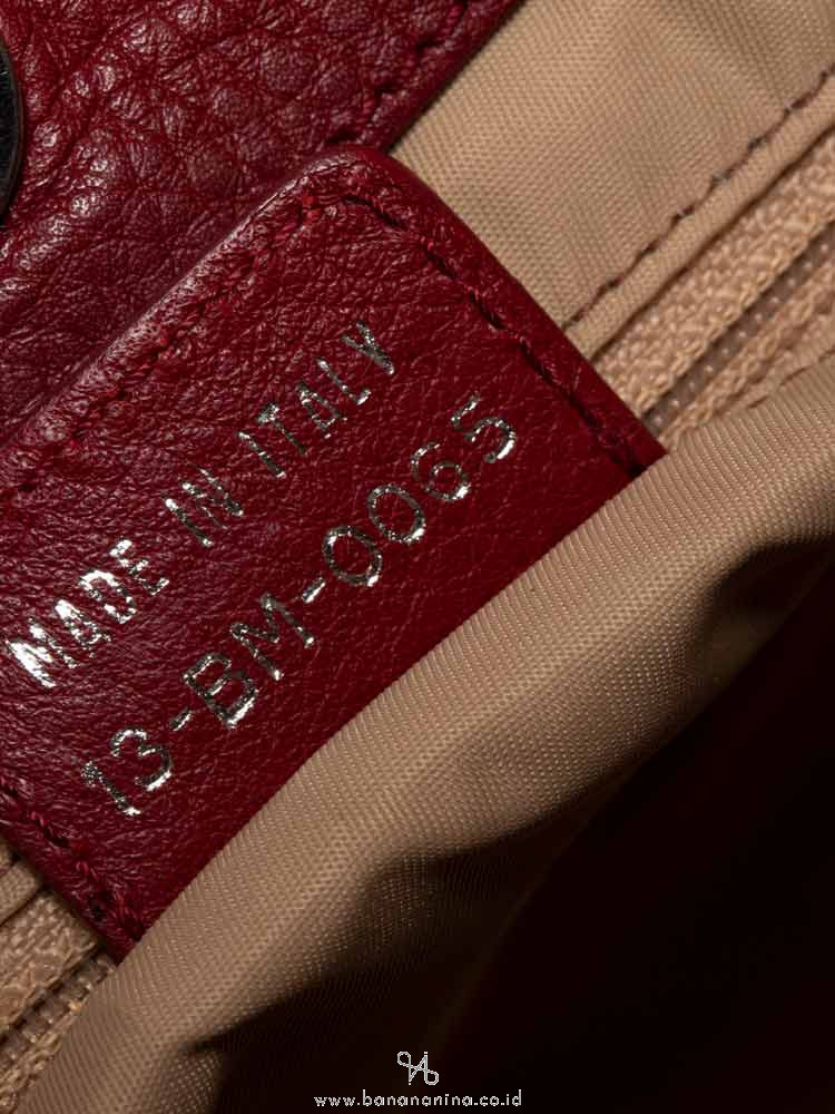 CHRISTIAN DIOR Dior Vintage Trotter Shoulder Bag Red
