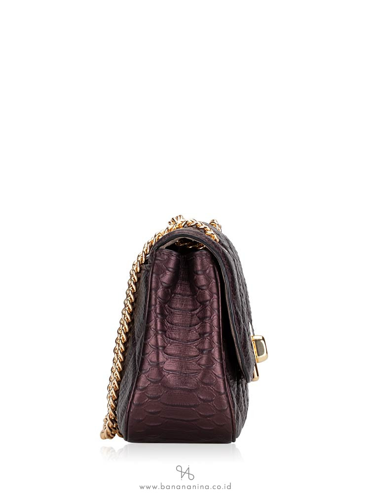 COACH 38340 Quilting Cassidy Crossbody Oxblood Light Gold