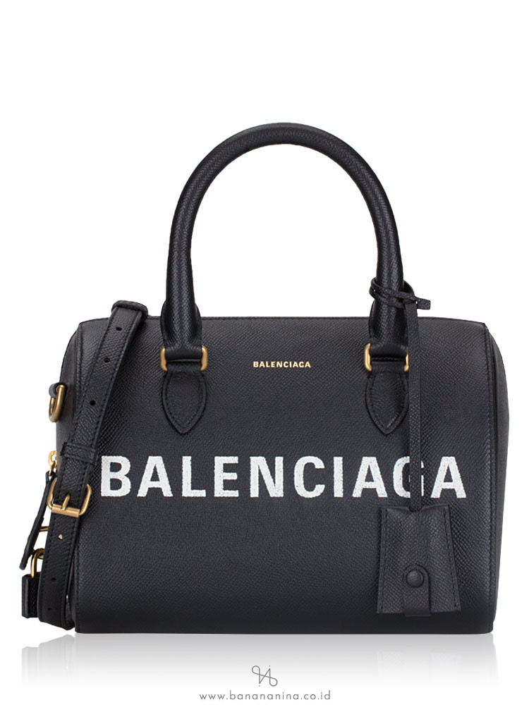 BALENCIAGA Ville Bowling Bag Black