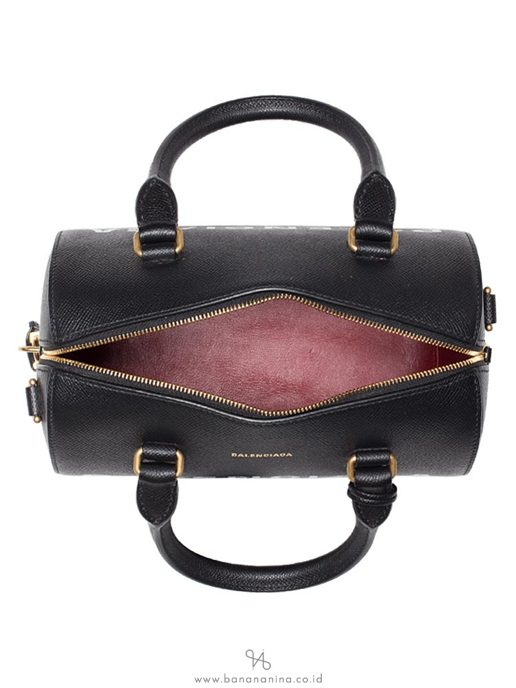 BALENCIAGA Ville Bowling Bag Black