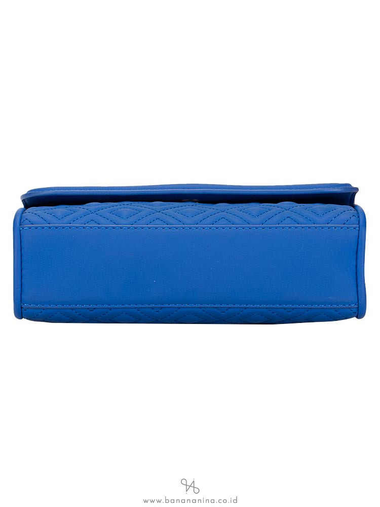 TORY BURCH Fleming Matte Small Convertible Shoulder Bag Mediterranean Blue
