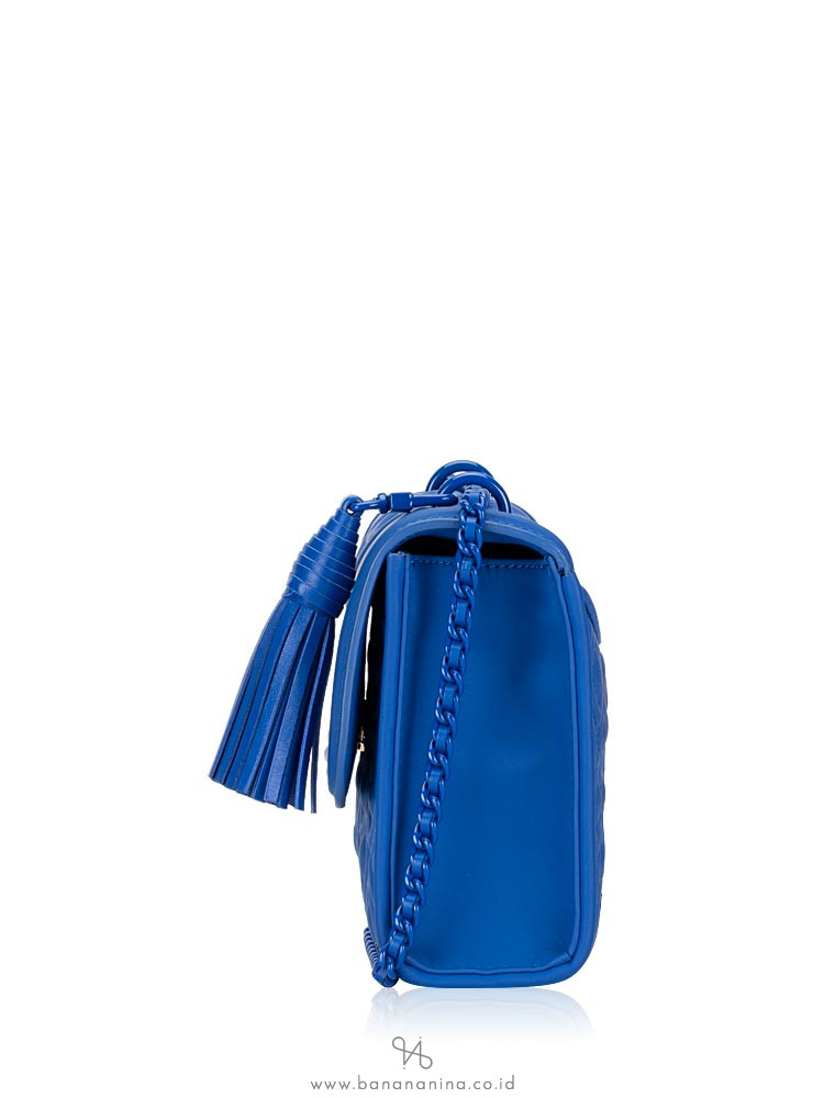 TORY BURCH Fleming Matte Small Convertible Shoulder Bag Mediterranean Blue