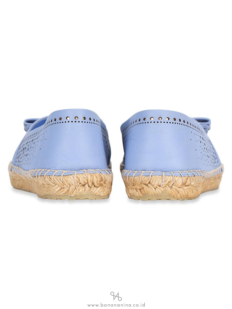 SALVATORE FERRAGAMO Galaxy Espadrilles Blue Sz 7.5
