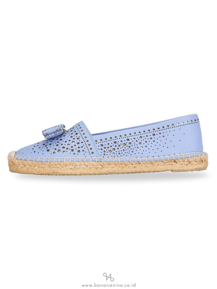 SALVATORE FERRAGAMO Galaxy Espadrilles Blue Sz 7.5