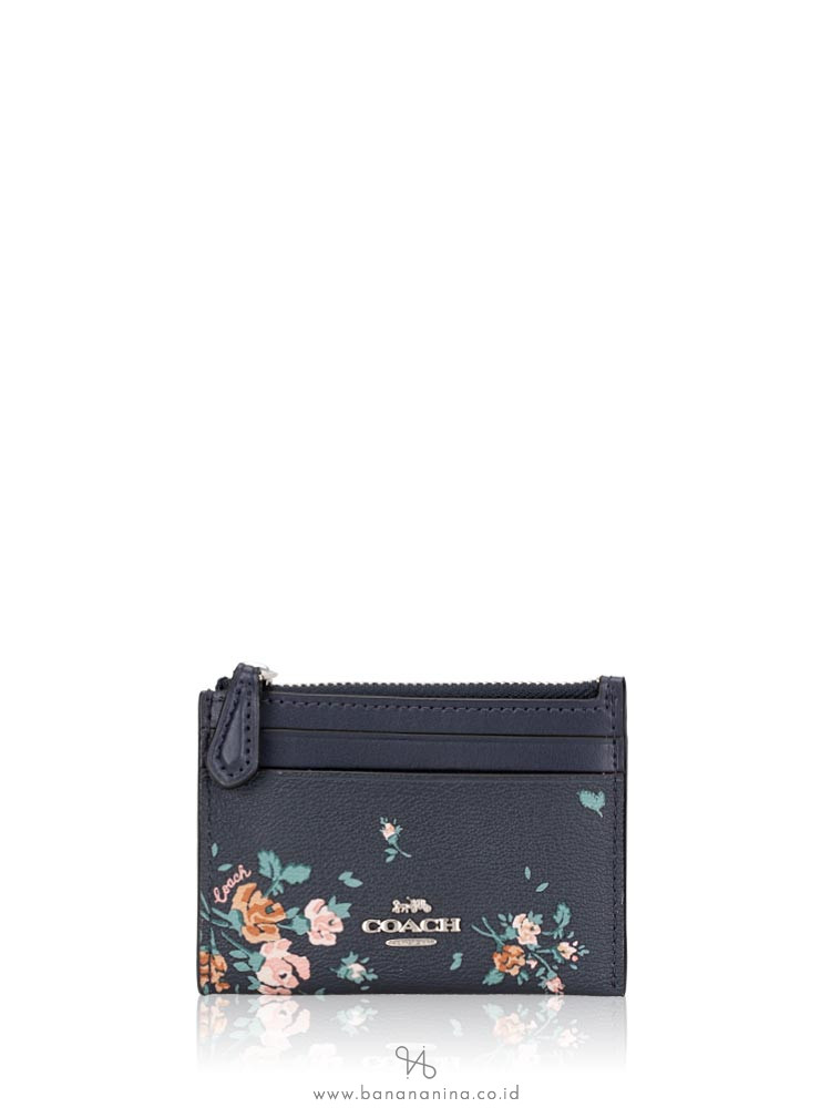 COACH 91788 Rose Bouquet Print Mini Skinny Midnight Multi