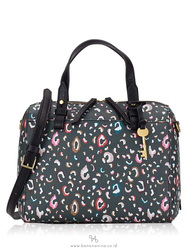 FOSSIL ZB7314335 Rachel Satchel Green Multi