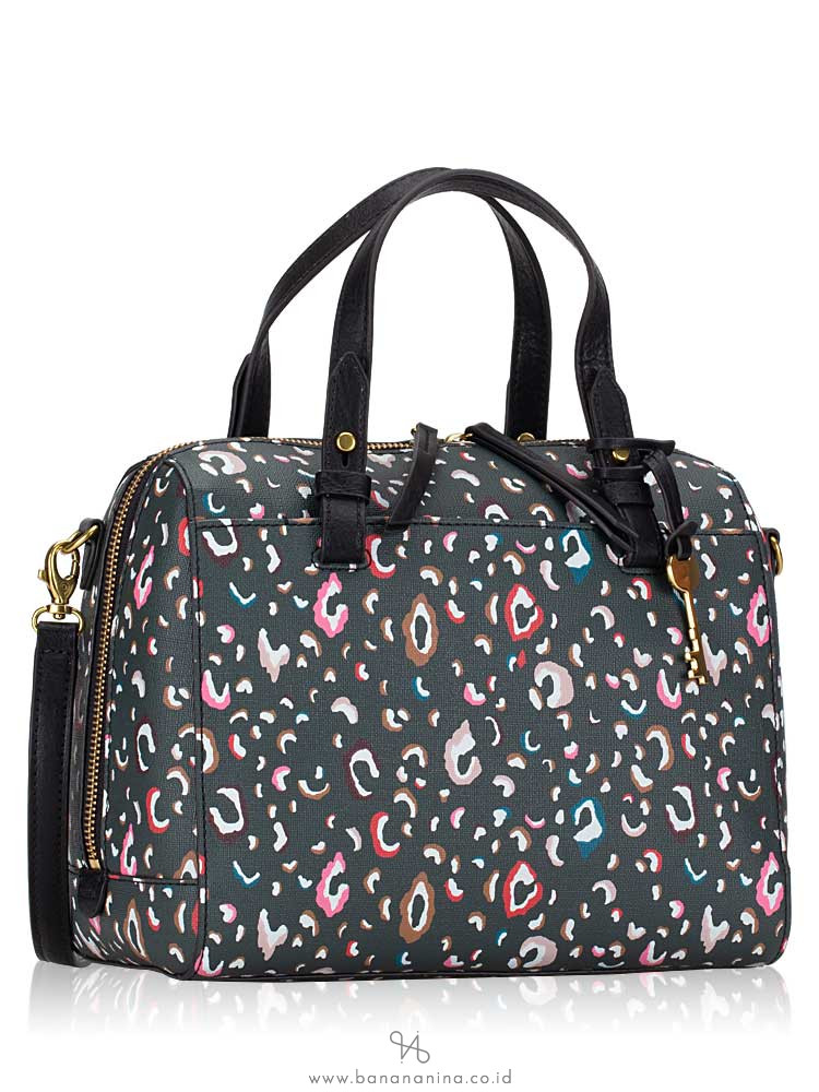 FOSSIL ZB7314335 Rachel Satchel Green Multi