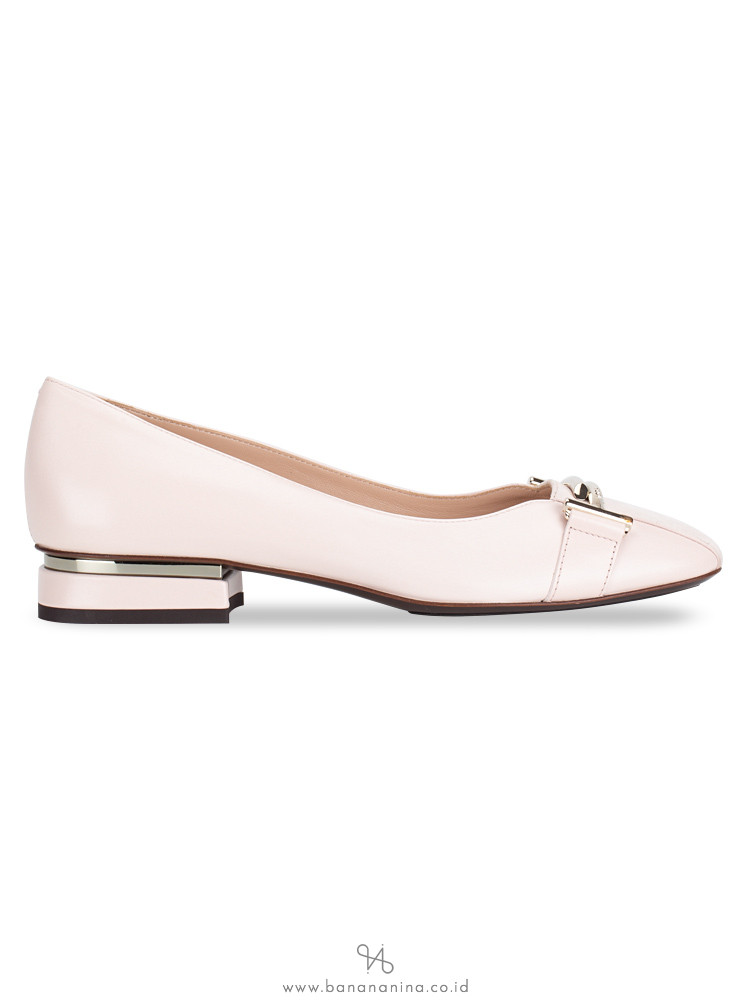 TOD'S Double T Leather Pumps Pink Sz 37