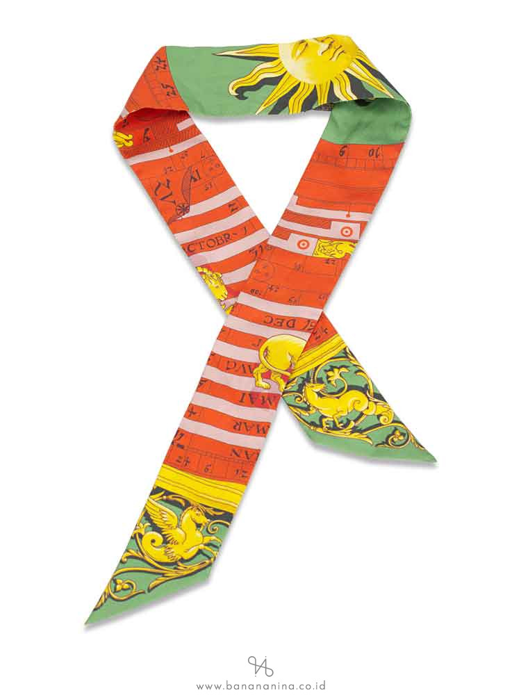 HERMES Twilly Scarf Astrologie Multicolor