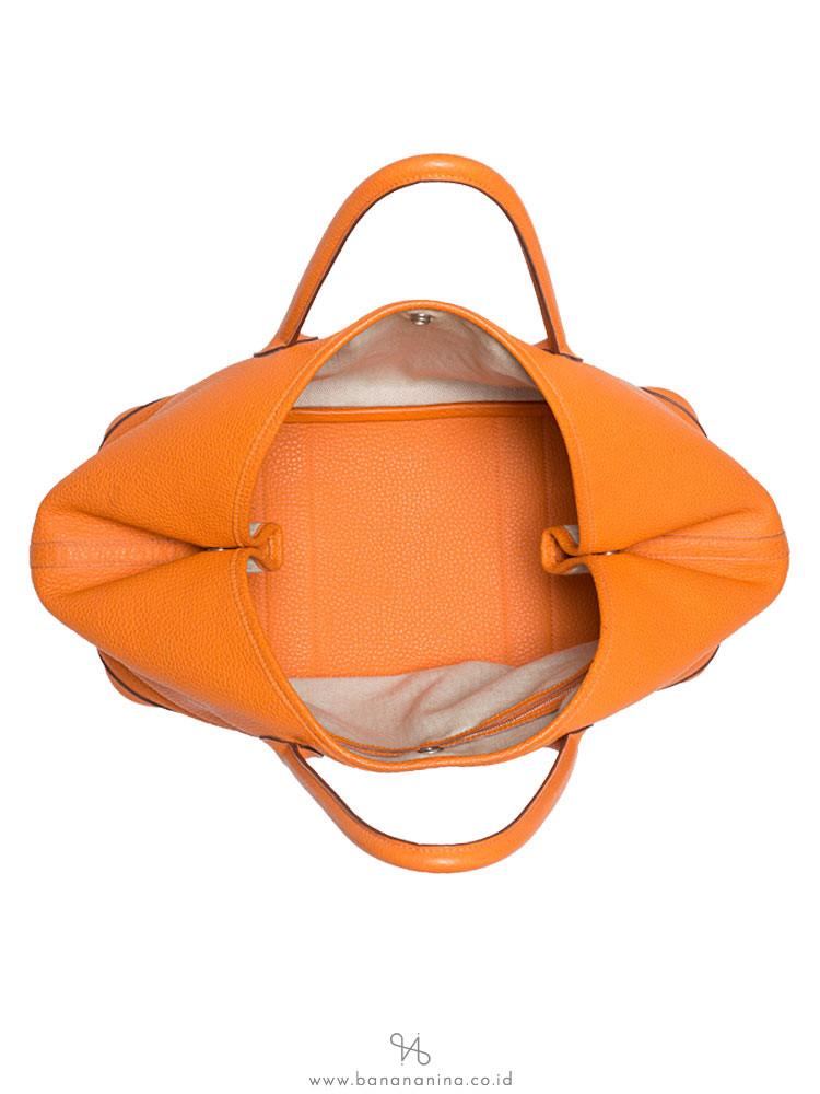 HERMES Negonda 36 MM Garden Party Tote Orange