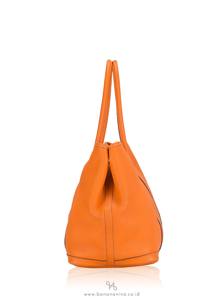 HERMES Negonda 36 MM Garden Party Tote Orange