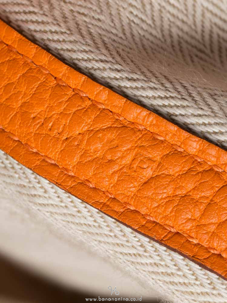 HERMES Negonda 36 MM Garden Party Tote Orange