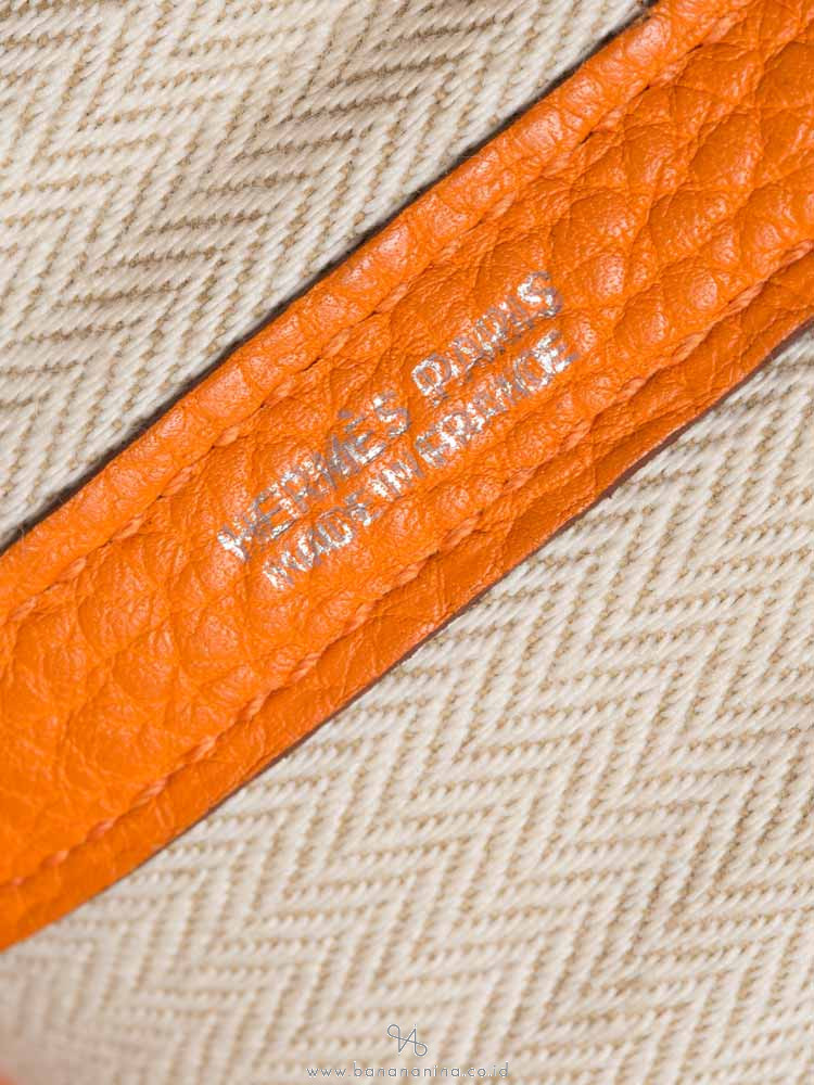 HERMES Negonda 36 MM Garden Party Tote Orange
