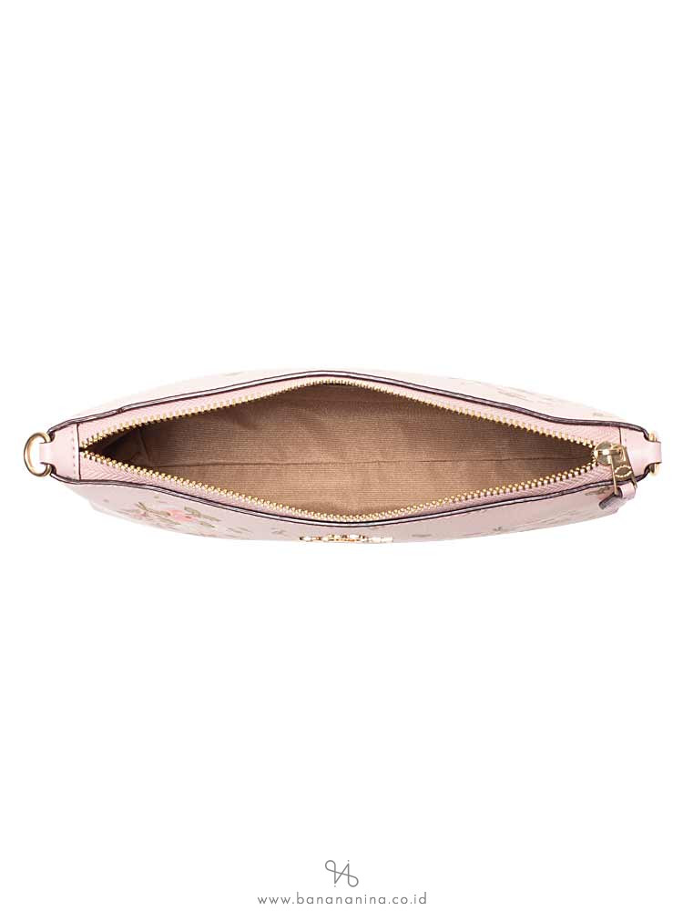 COACH 91758 Rose Bouquet Print Top Zip Crossbody Blossom Multi