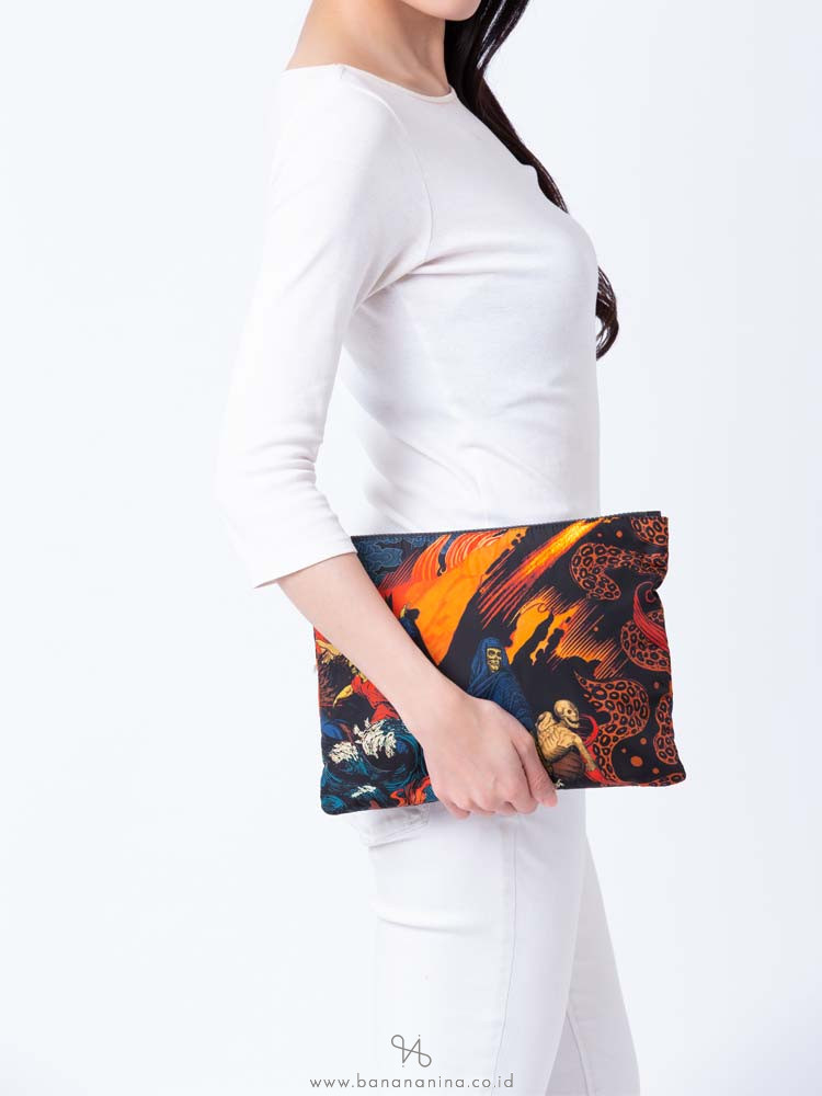 GIVENCHY Printed Nylon Pouch Multicolour