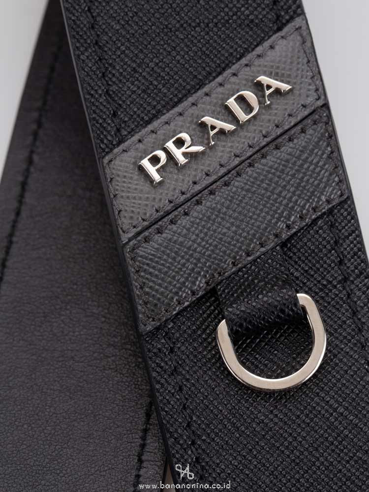 prada striped bag strap