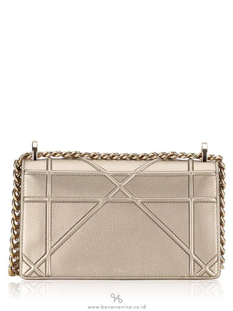 diorama gold bag