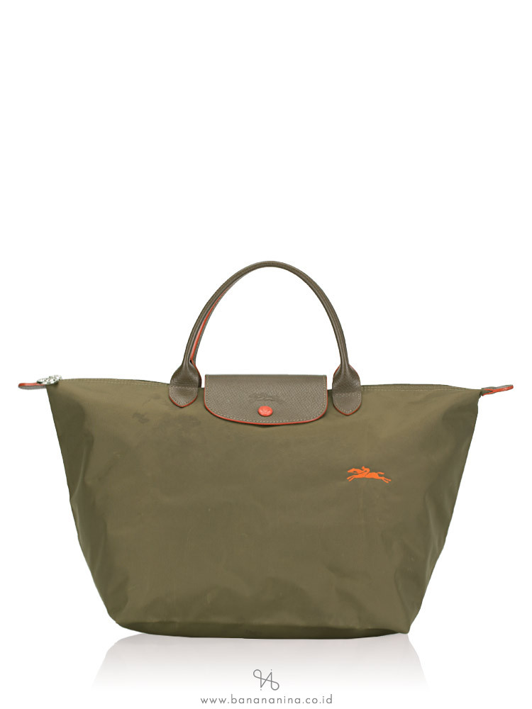 LONGCHAMP Le Pliage Club Medium SH Army