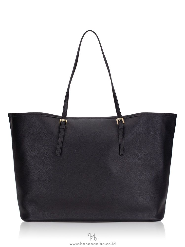 MICHAEL KORS Jet Set Travel Medium Tote Black