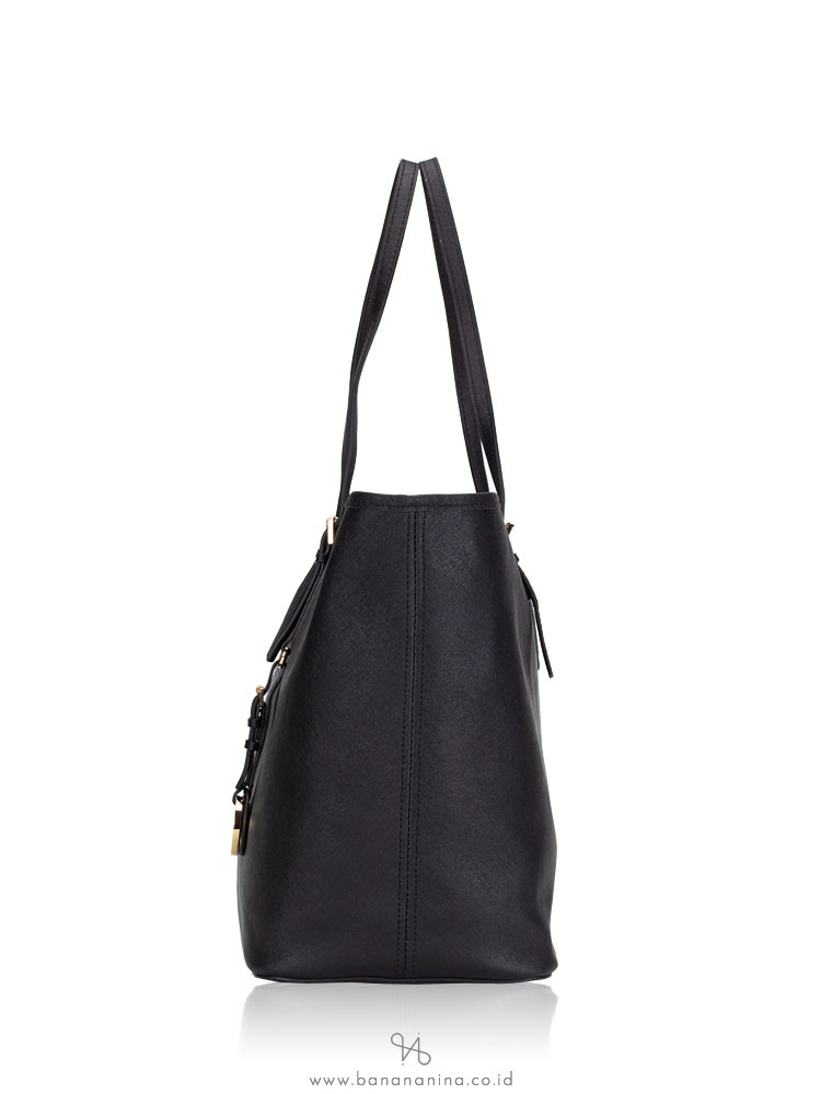 MICHAEL KORS Jet Set Travel Medium Tote Black