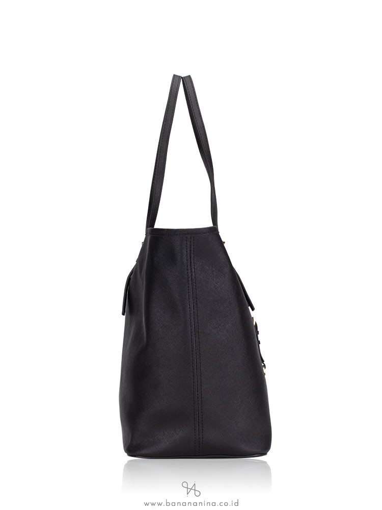 MICHAEL KORS Jet Set Travel Medium Tote Black
