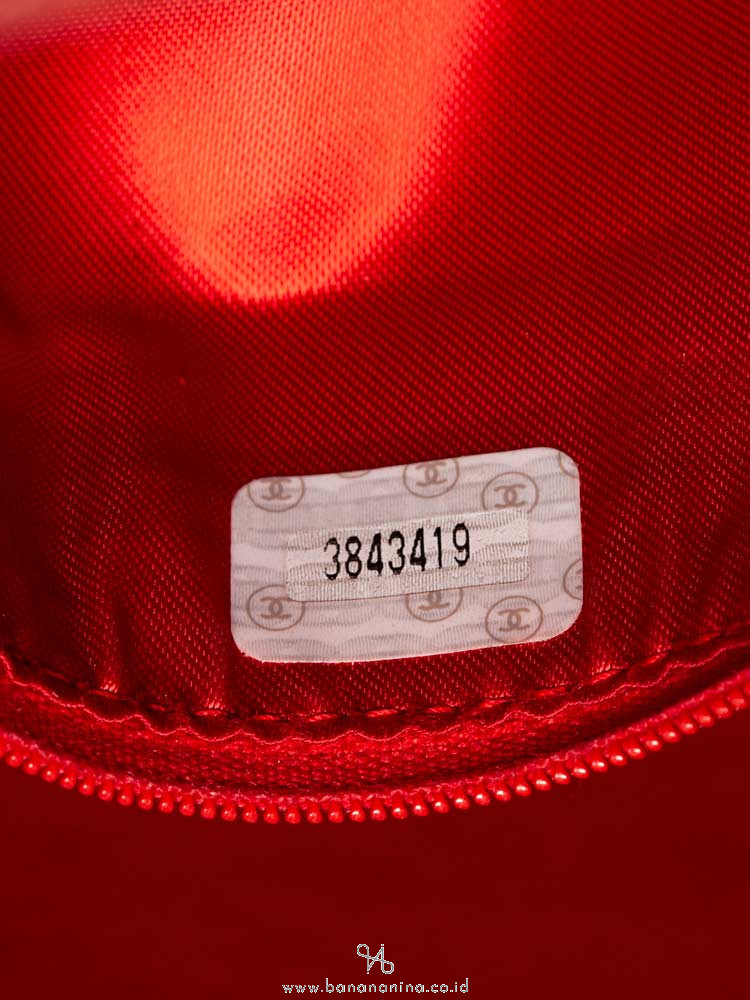 CHANEL Vintage Petite Timeless Shopping Bag Red
