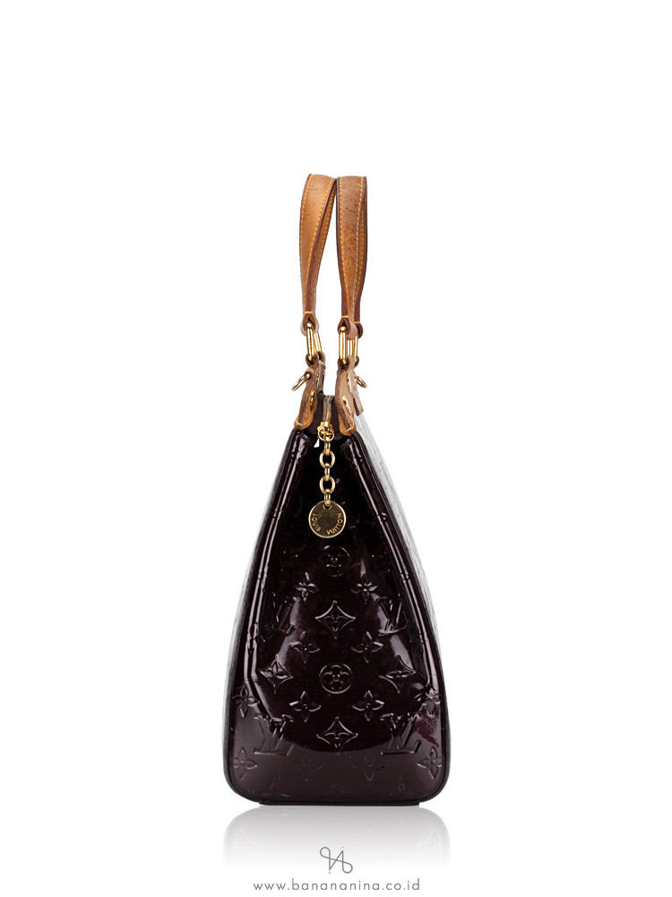 LOUIS VUITTON Monogram Vernis Brea GM Amarante