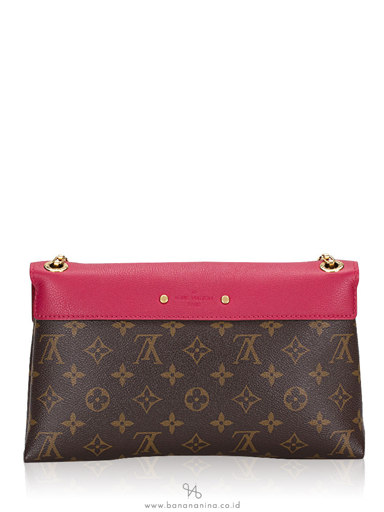 LOUIS VUITTON Monogram Pallas Chain Dahlia